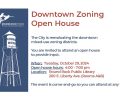 Downtown Zoning Open House Oct. 29