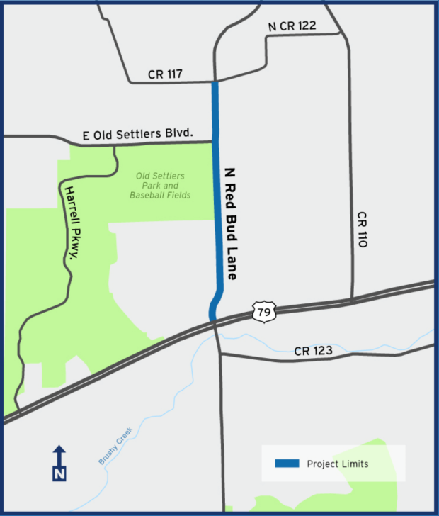 Round Rock City Council green lights Red Bud North widening project