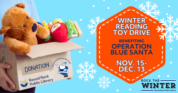 Kick off the holiday season by donating to our Winter Reading Toy Drive